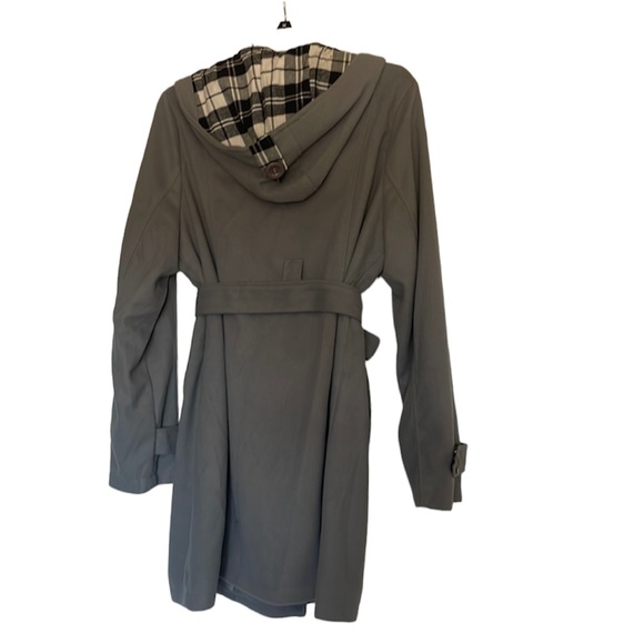 ⭐️NWOT⭐️ Beautiful breasted grey trench coat - NEW without tags - Picture 10 of 12